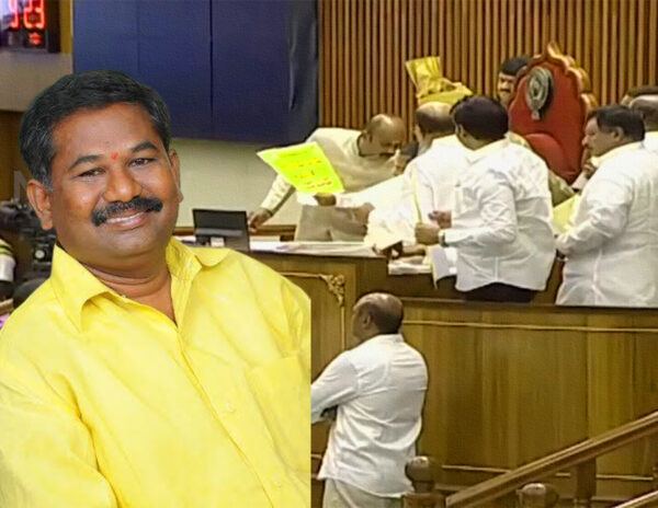 TDP-Dalit-MLA-Attacked-AP-Assembly