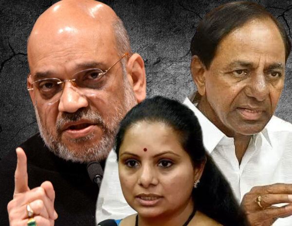 Amit-Shah-KCR-Kavitha