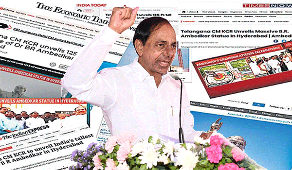 KCR Speech at Ambedkar Statue Inauguration