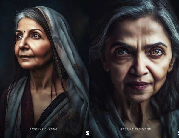 AI envisions Bollywood actresses 