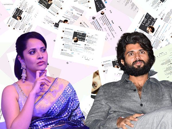 Anasuya Bharadwaj Vijay Deverakonda Twitter War