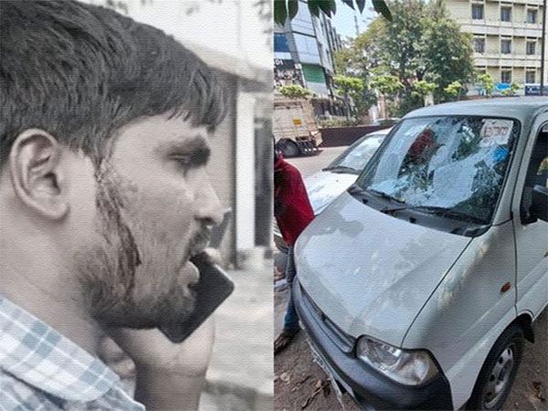 Avinash-Reddy-Men-Attack-ABN-Media-Vehicle