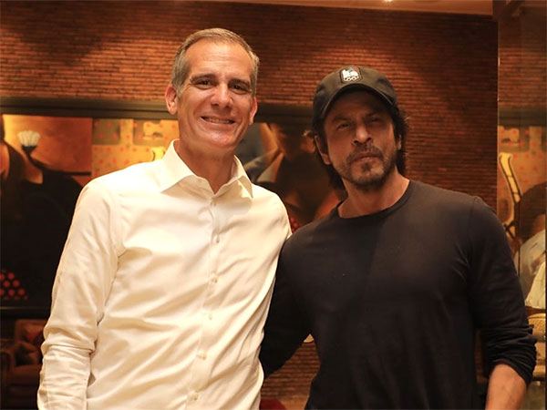 Eric Garcetti Shah Rukh Khan