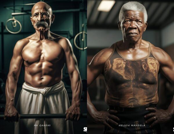 Gandhi-Mandela-Gym-Artificial-intelligence