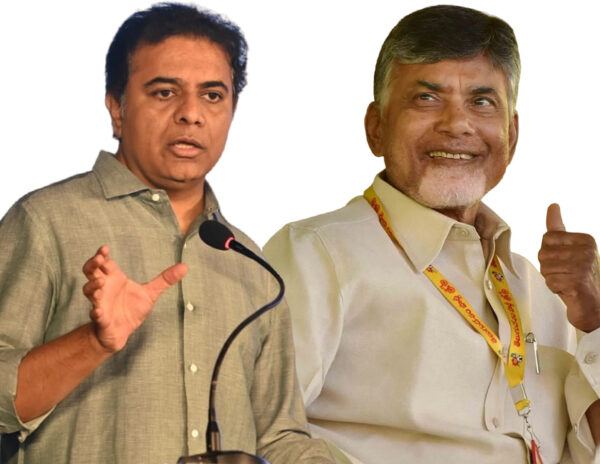 KTR Chandrababu Naidu