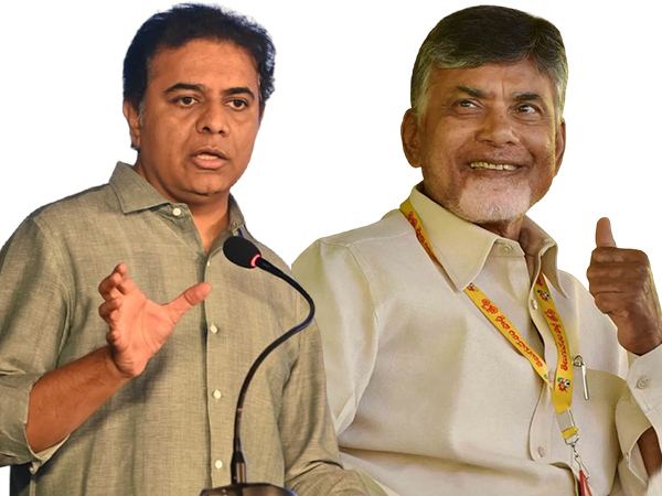 KTR Chandrababu Naidu