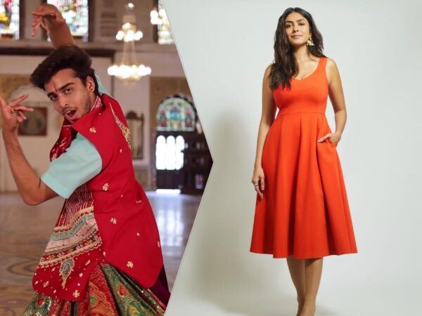 Man's Jaw-Dropping Dance in Colorful Skirt Leaves Mrunal Thakur Amazed