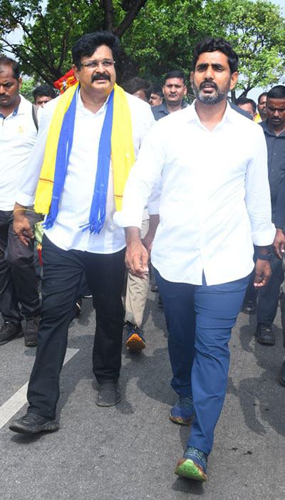 Nara Lokesh Yuva Galam Padayatra Day 87
