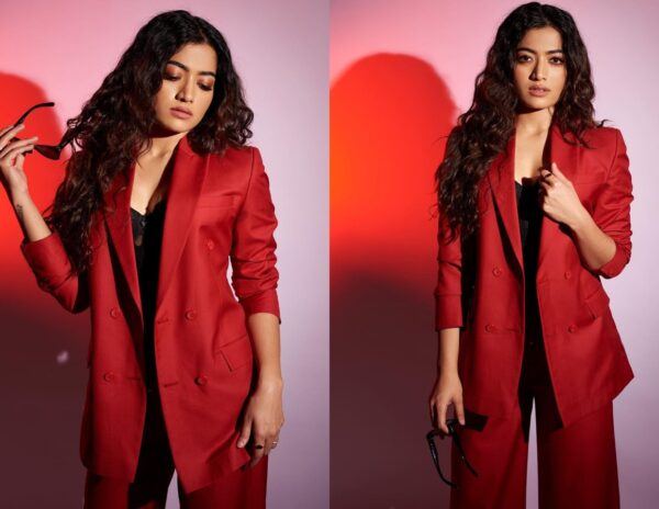 Wow! Rashmika Mandanna Looks Glorious In Red