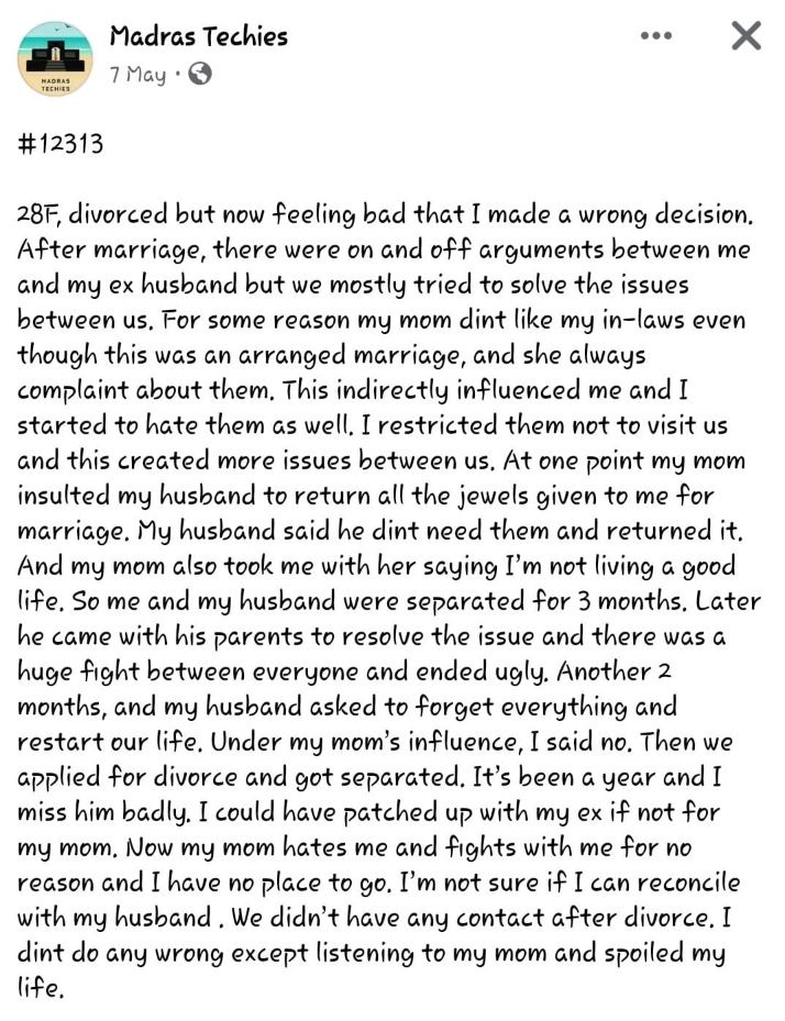 Divorce Regret