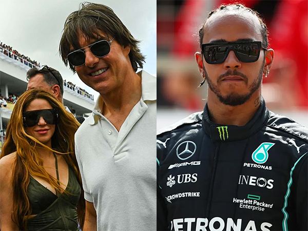 Shakira Tom Cruise Lewis Hamilton