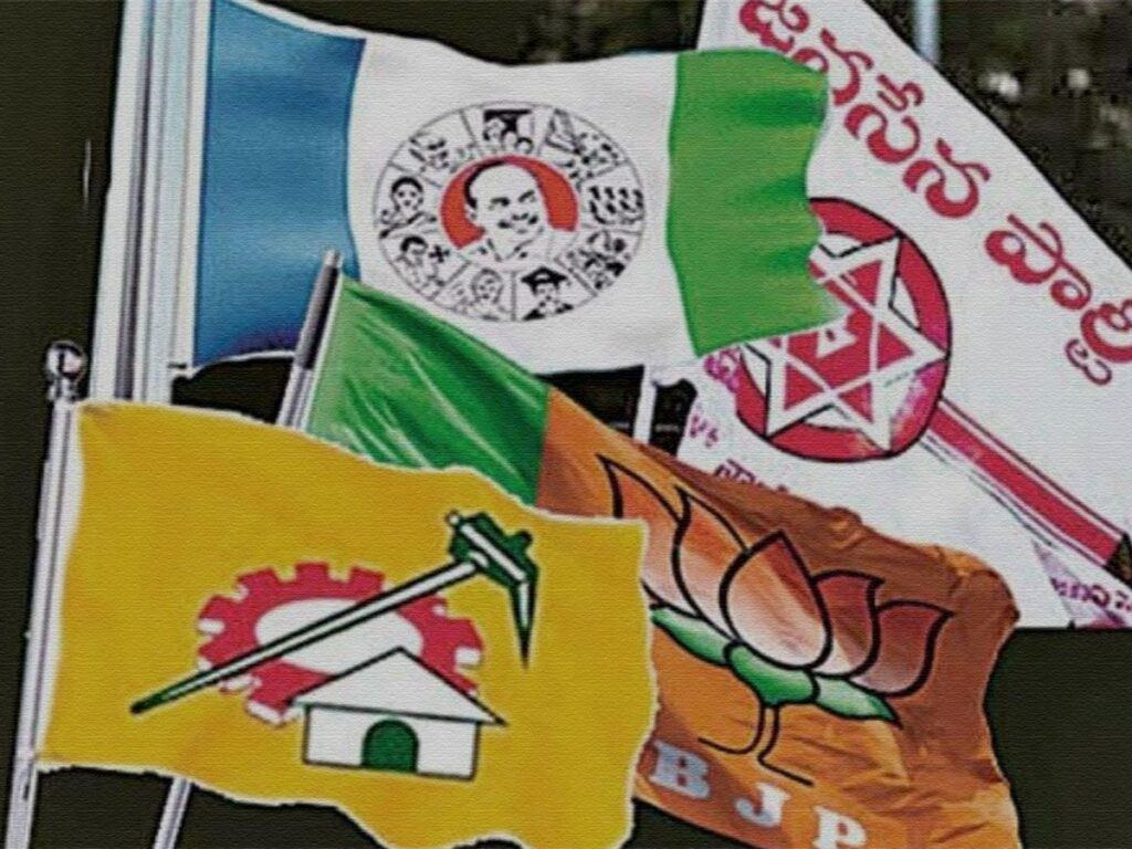 TDP-JanaSena-YSRCP-BJP