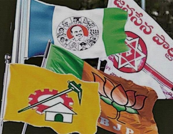 TDP-JanaSena-YSRCP-BJP