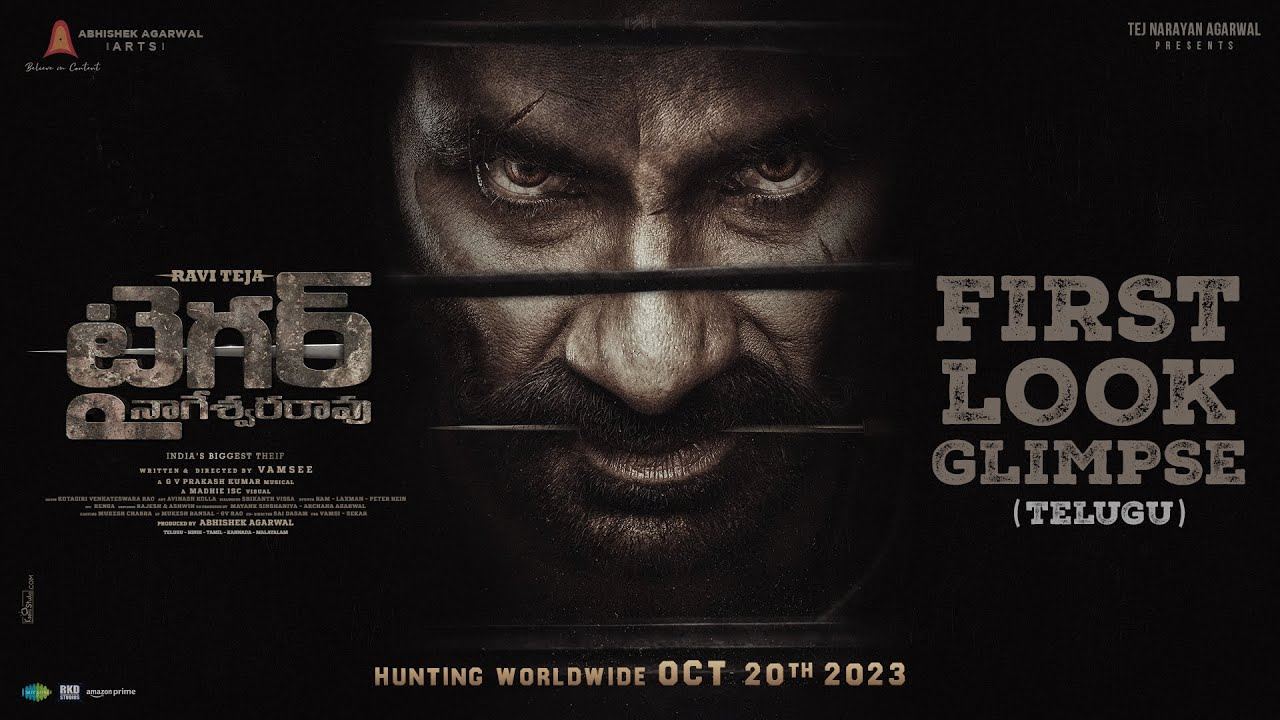 Tiger Nageswara Rao First Look - A Look Into Crime Capital Of South India