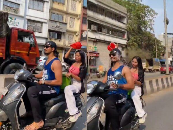 Video-Couple-Bathing-Riding-Scooter-Viral