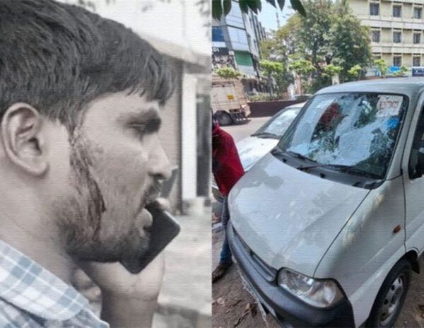 Avinash-Reddy-Men-Attack-ABN-Media-Vehicle
