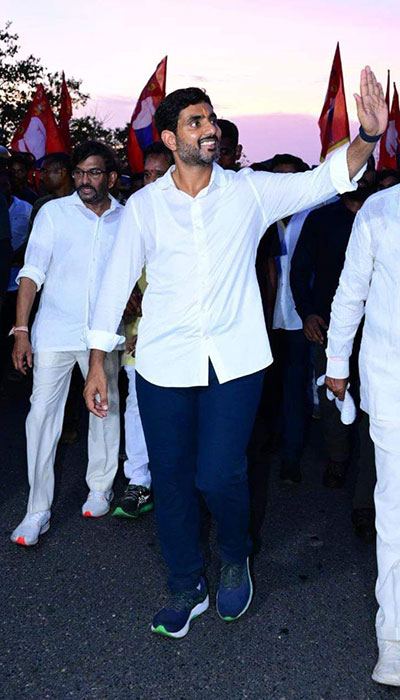 Nara Lokesh Yuvagalam Padayatra Day 125