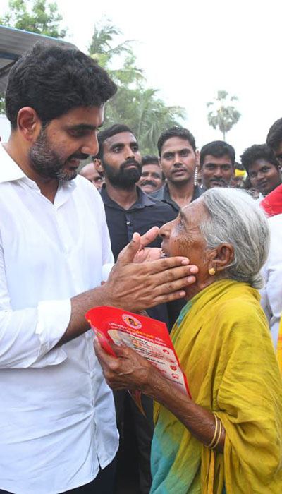 Nara Lokesh Yuvagalam Padayatra Day 130