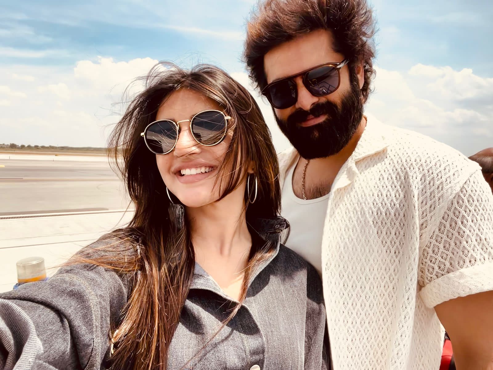 Pic Talk: Ram Pothineni And Sreeleela Kill It In B/W