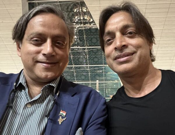 Shashi Tharoor Shoaib Akhtar