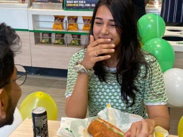 Subway India Sponsoring Couple's Date