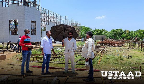 Massive Set Erected For Ustaad Bhagat Singh