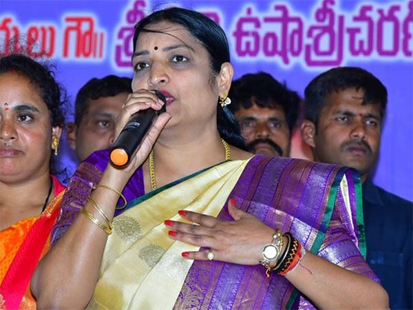 YSRCP-Minister-KV-Ushashri-Charan