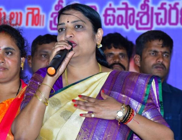 YSRCP-Minister-KV-Ushashri-Charan