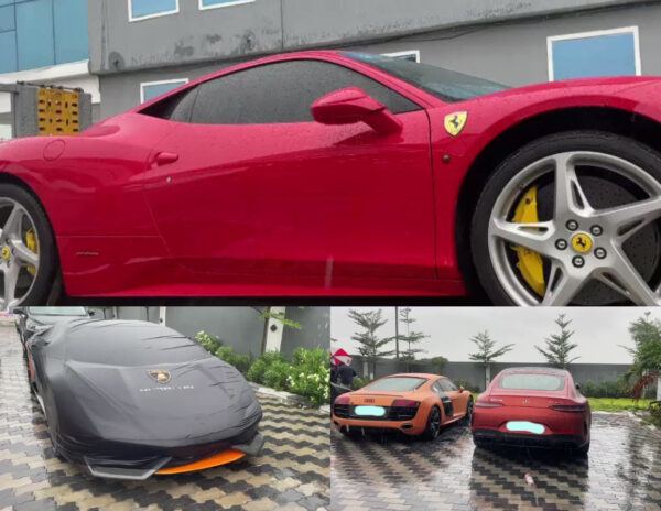 4 High End Luxury Cars Seized In Hyderabad