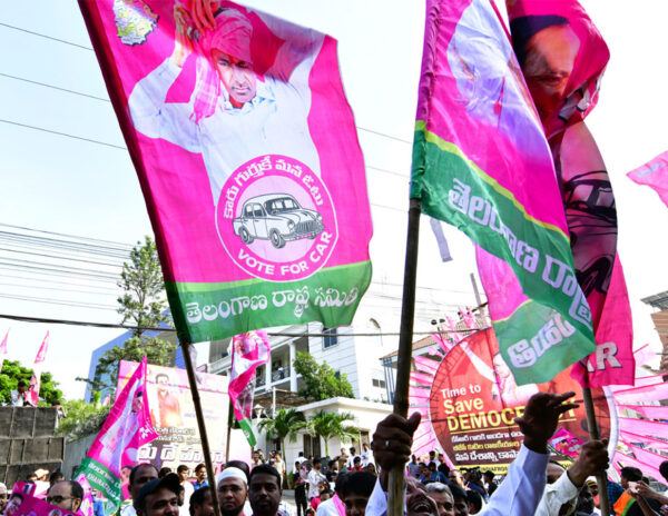BRS TRS BJP Congress Fight Polls