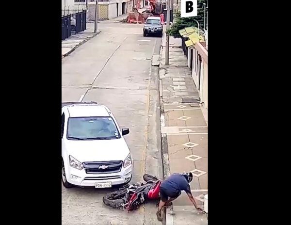 Car Deliberately Crashes
