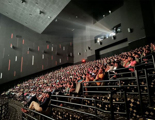 Food-Loving Cinema Audience