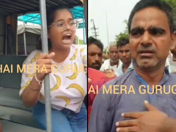 Girl Thrashes Man On Road For Misbehaving