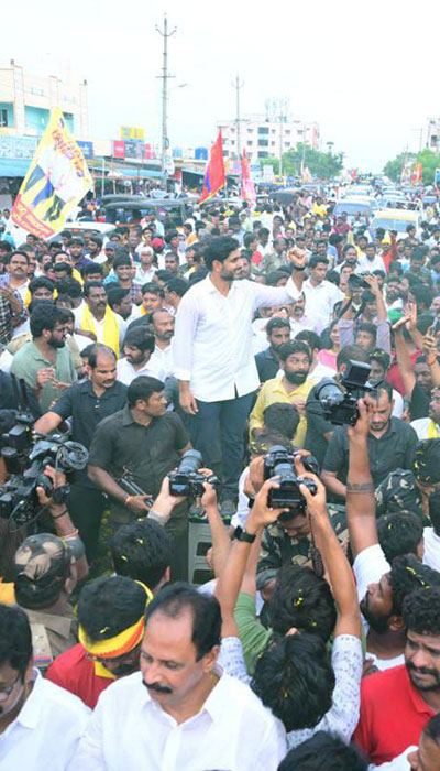 Nara Lokesh Yuvagalam Padayatra Day 145