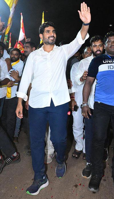 Nara Lokesh Yuvagalam Padayatra Day 149