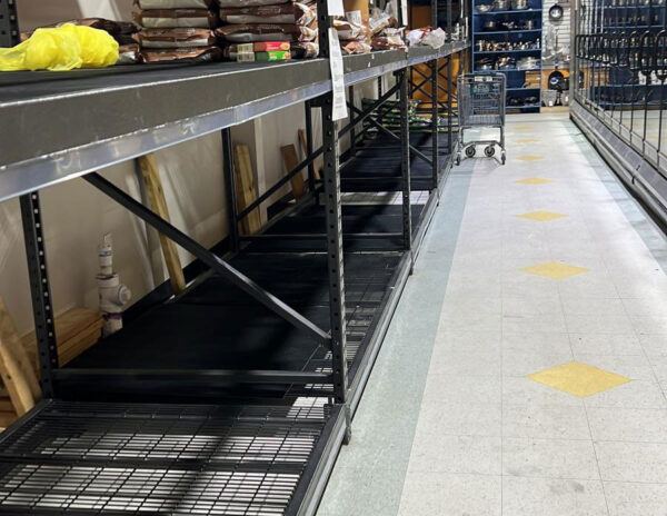 Rice Ban Effect Empty Store USA