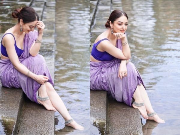 Sandeepa Dhar Goes Bold In Saree