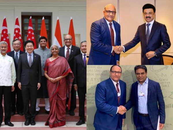 Singapore Minister Iswaran Niramala Sitharama KTR MK Stalin