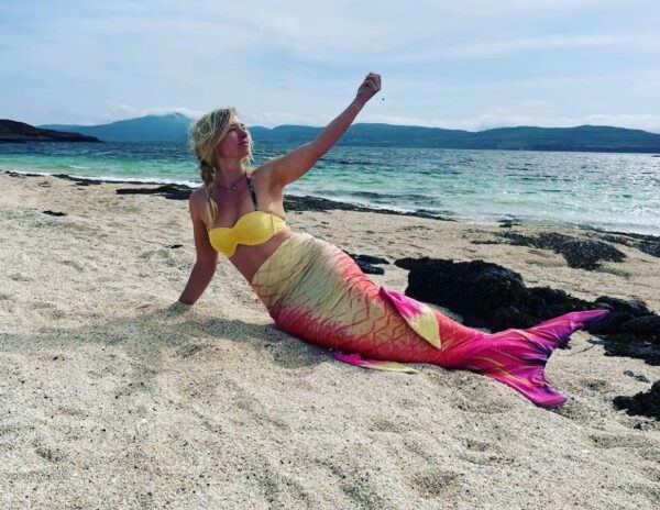 Woman Quits Job Mermaid Transformation