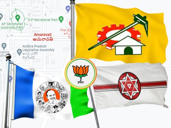 YSRCP-BJP-JanaSena-TDP-Amaravati