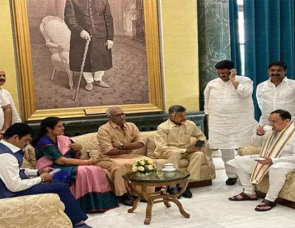 Daggubati-Purandeshwari-Chandrababu-Naidu-JP-Nadda-Meet
