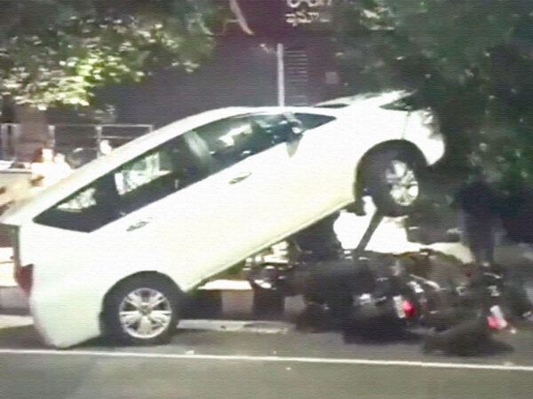 Drunk Woman Creates Terror On Vizag VIP Road