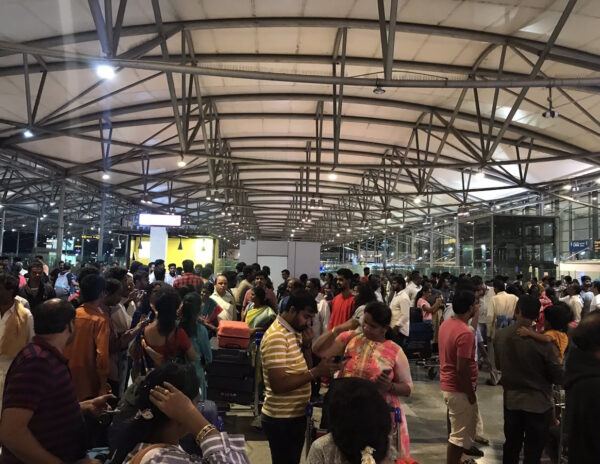 Hyderabad Aiport Politicans Students USA