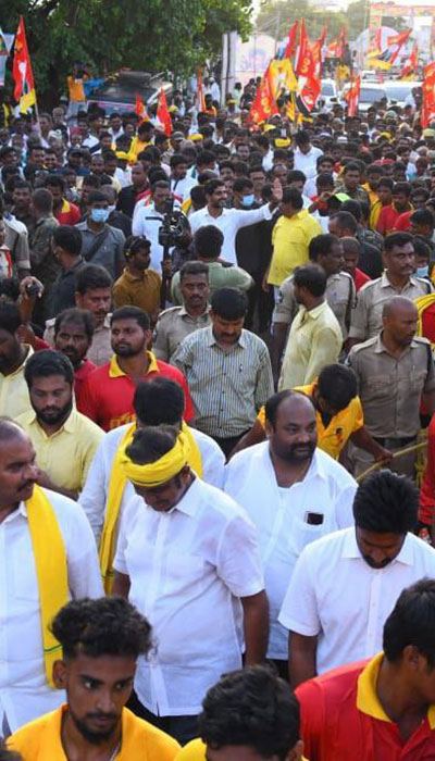 Nara Lokesh Yuvagalam Padayatra Day 180