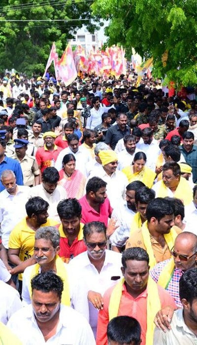Nara Lokesh Yuvagalam Padayatra Day 183