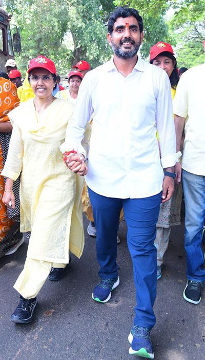 Nara Lokesh Yuvagalam Padayatra Day 200