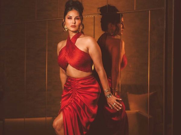 Sexy Sunny Looks Red Hot!