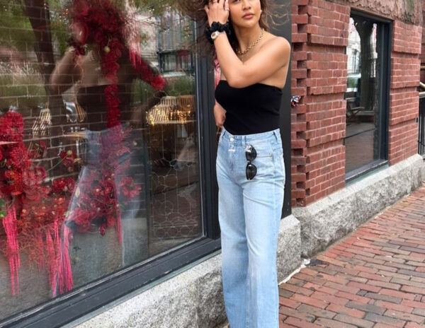 Aisha Sharma Blue Denim