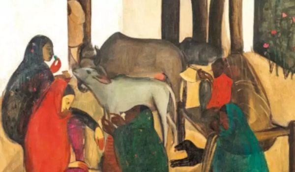 Amrita-Sher-Gil-Painting