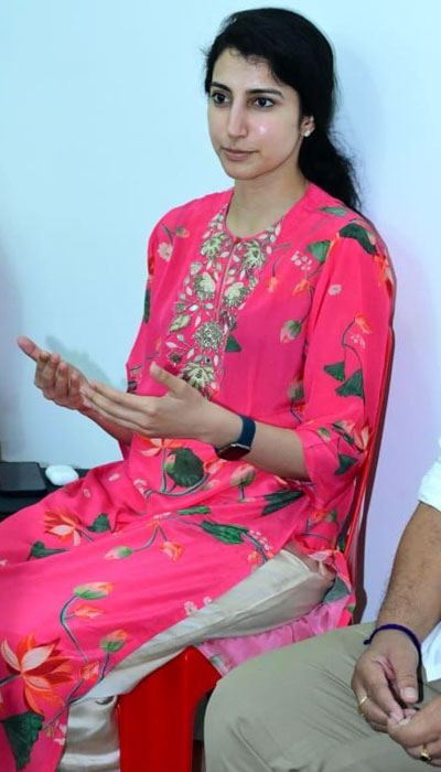 Brahmani With JSP Leaders
